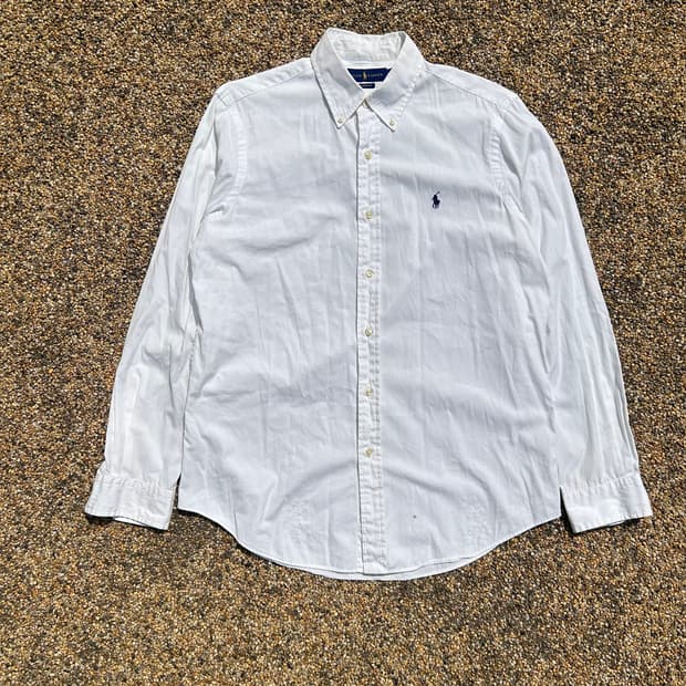 폴로(POLO RalphLauren)화이트 옥스퍼드 셔츠