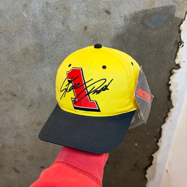 새상품 90s USA 빈티지 나스카 레이싱 트러커 볼캡 모자 