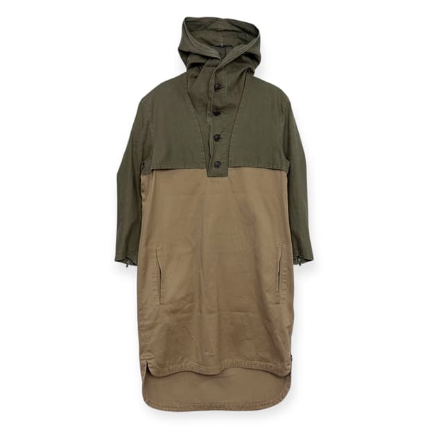 요지야마모토 패턴 후드 튜닉