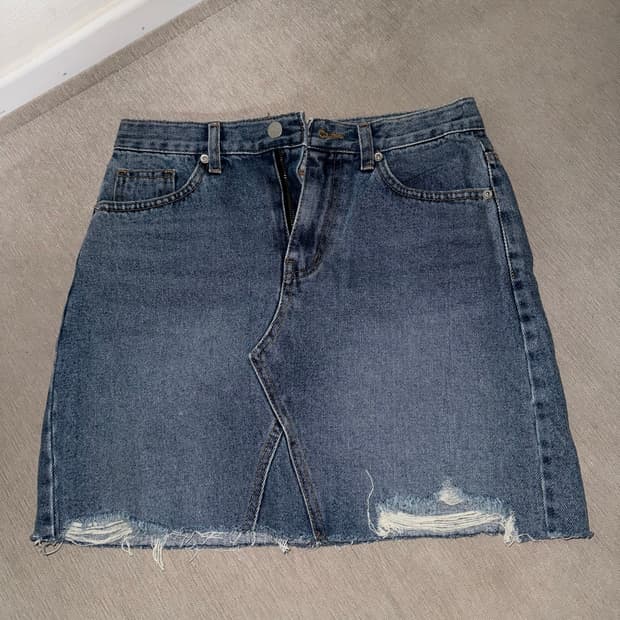 (as on)girl denim skirt