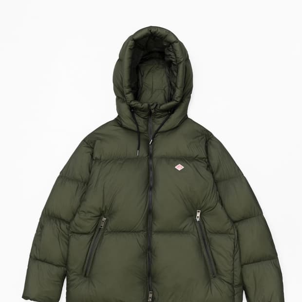 M) 단톤 마이크로 립스탑 후디드 패딩