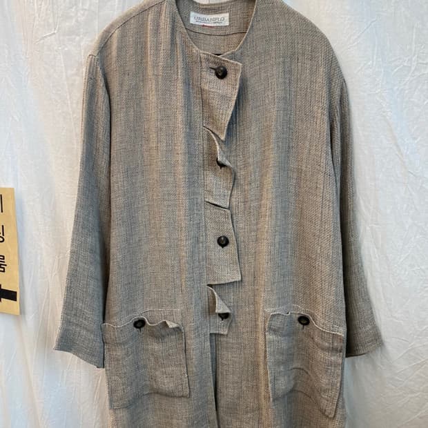 URBANFLO 린넨100%자켓(F)