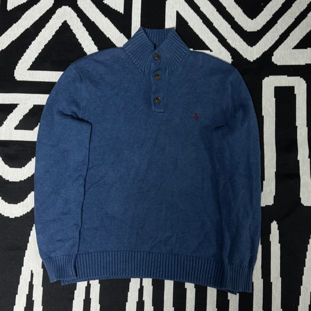 폴로랄프로렌 하프넥 쿼터 니트 XL