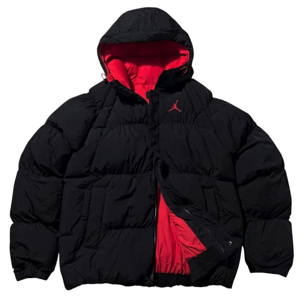 24fw 조던 에센셜 푸퍼 패딩 블랙