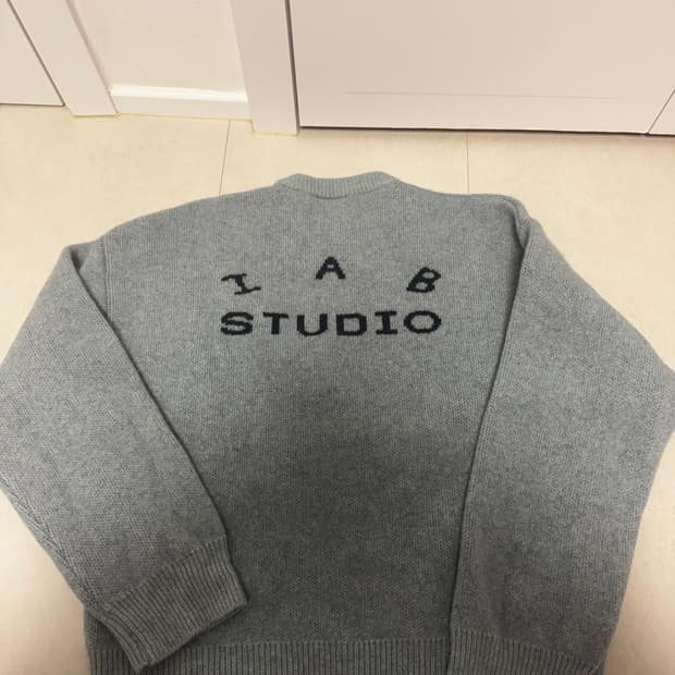 아이앱 스튜디오 니트 스틸 블루 L