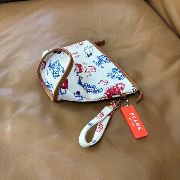 PORTER BEAMS 포터 빔즈 40주년 한정 파우치 가방