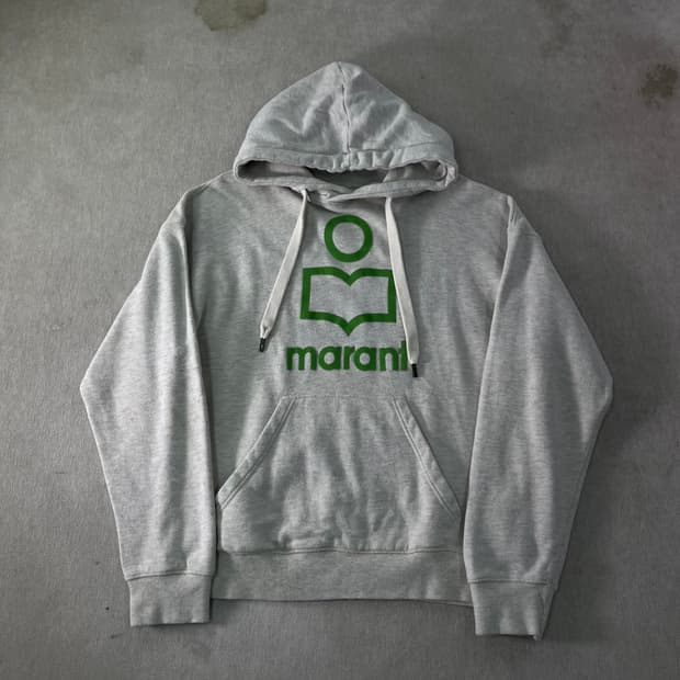 100 이자벨마랑 빅로고 후드티