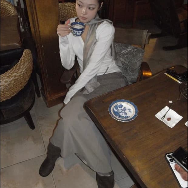 브리즈아카이브 샤샤 스카프 실버