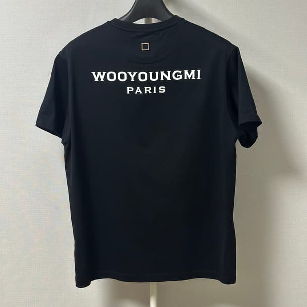 [46] 우영미 백로고 반팔 티셔츠 블랙