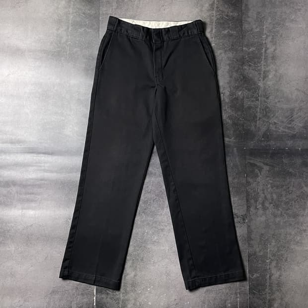 DICKIES 디키즈 빈티지 블랙 워크 팬츠 A00955