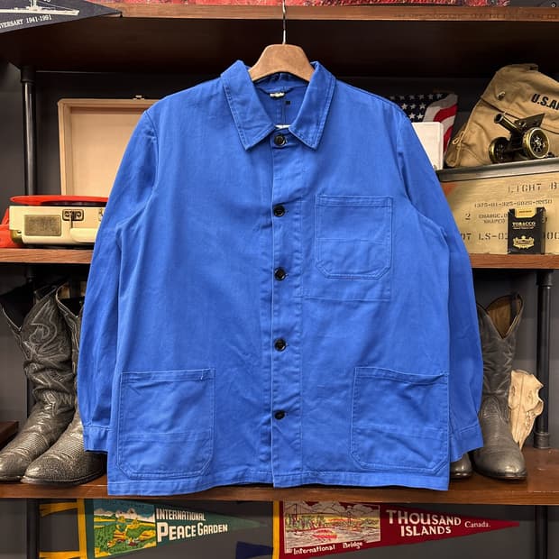  80~90s 독일생산 샌포라이징 코튼트윌 프렌치워크자켓 N1297