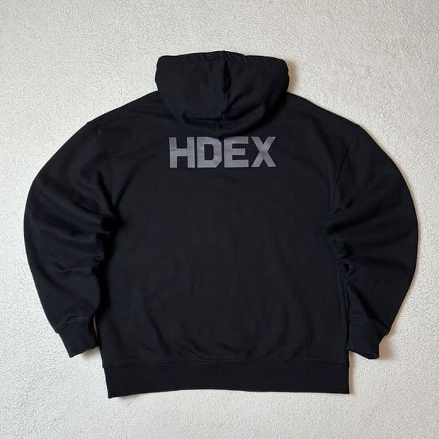 HDEX 24FW 메인 로고 헤비코튼 후드티 PN7194