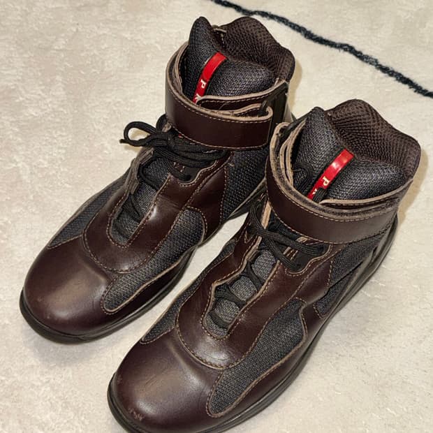 PRADA AMERICA’S CUP VELCRO BOOTS