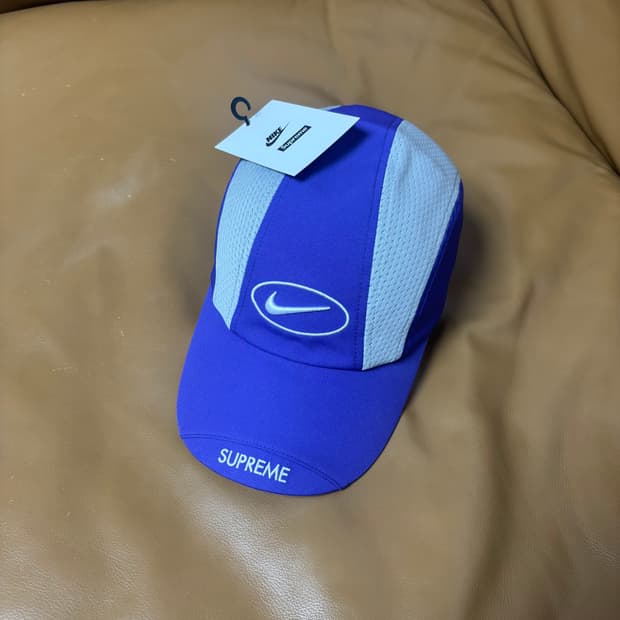 슈프림 나이키 러닝햇 캠프캡 모자 25ss 퍼플