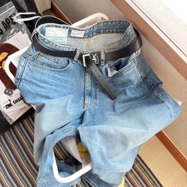 생로랑 모노그램 벨트