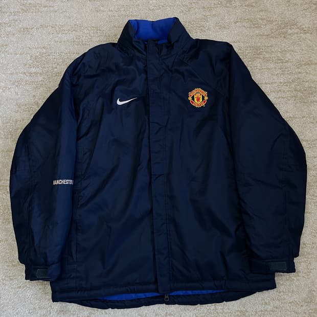 [M] 00s 나이키 맨체스터 유나이티드 패딩 팀 자켓 