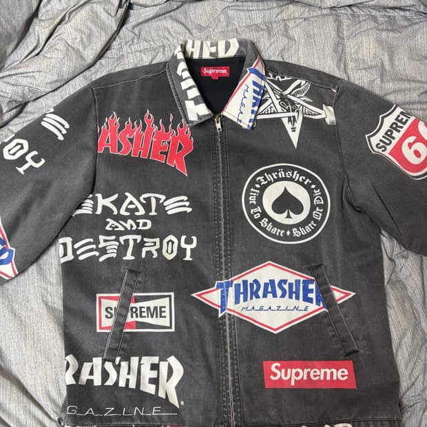 슈프림 트레셔 16 워크자켓 블랙 L