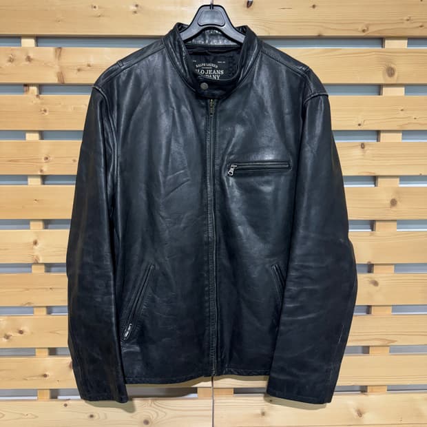 폴로 가죽 자켓