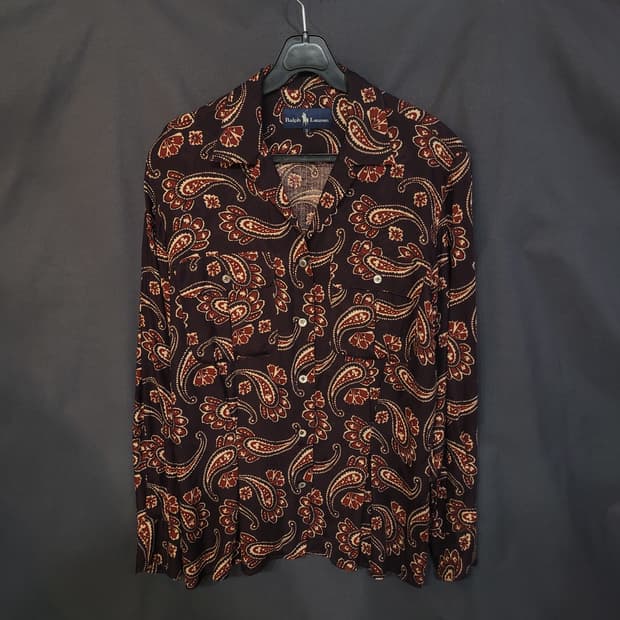 랄프 로렌(Ralph Lauren)  페이즐리 빈티지 셔츠