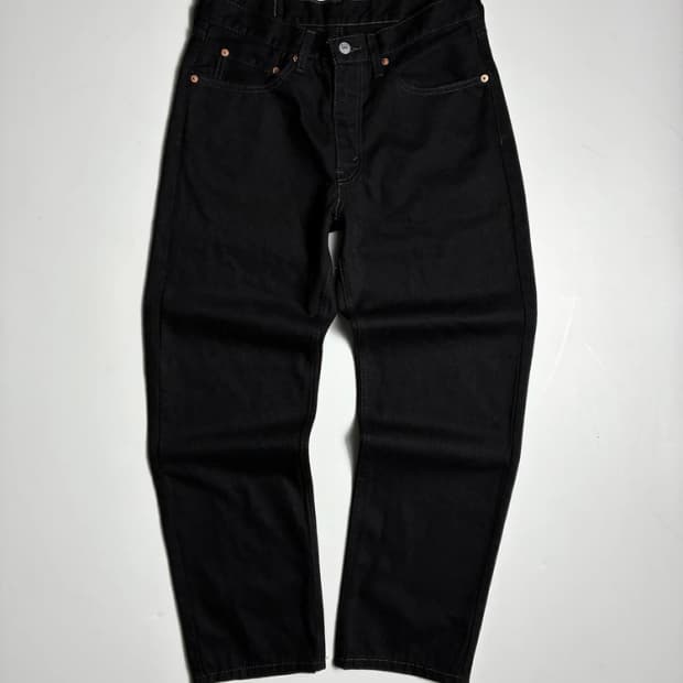 리바이스 00's 550 릴렉스 블랙 데님 팬츠 R1719