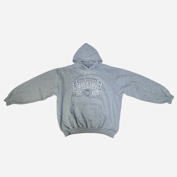 빈티지 90/00s 펠레펠레 pellepelle 후드티 그레이 2XL