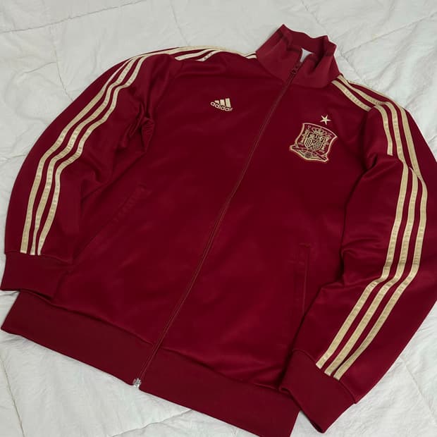 아디다스 스페인 국대 져지 트랙탑 라지