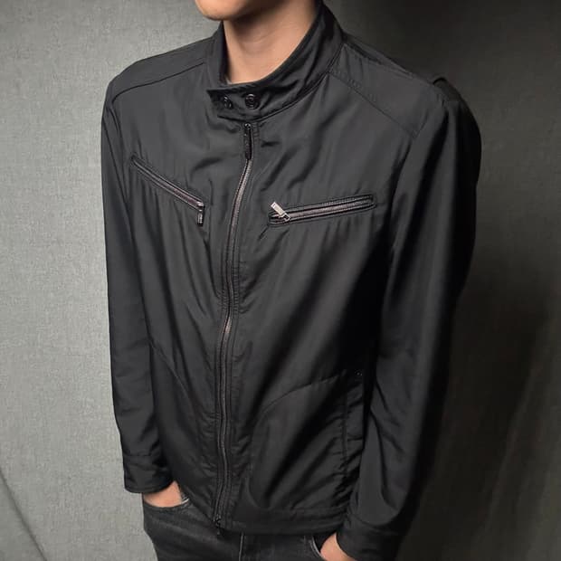 Armani Collezioni 싱글 라이더 자켓
