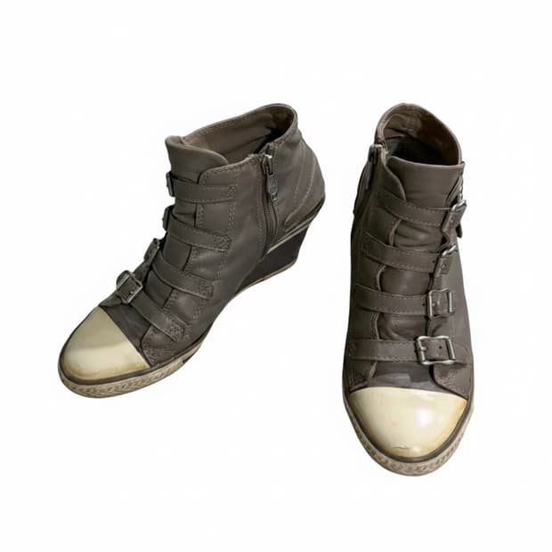 Ash 아쉬 웨지힐 스니커즈 38