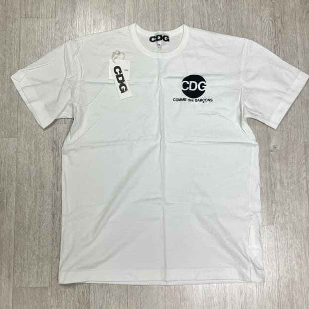 [XXL] 꼼데가르송 CDG2 반팔 화이트