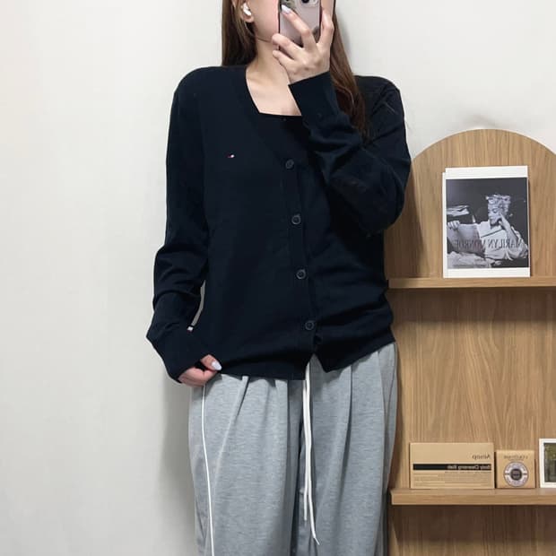 [정품] 타미 블랙 가디건 [ M ]
