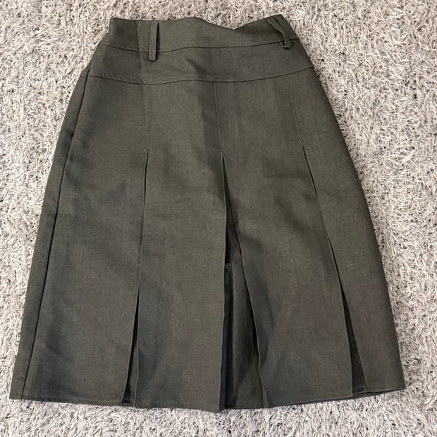 플리츠 스커트 