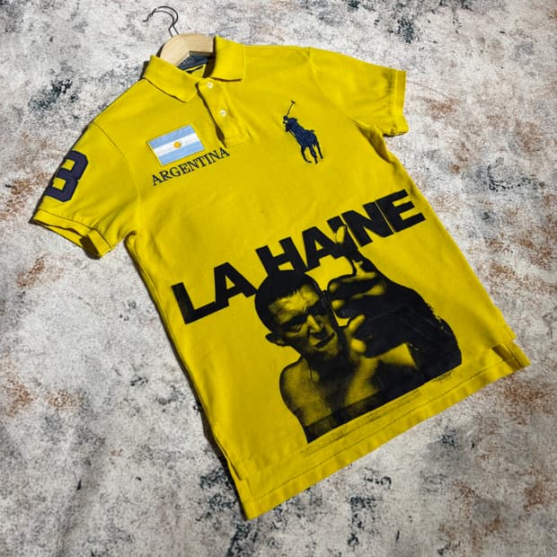 폴로 빅포니 아르헨티나 커스텀 카라 반팔티