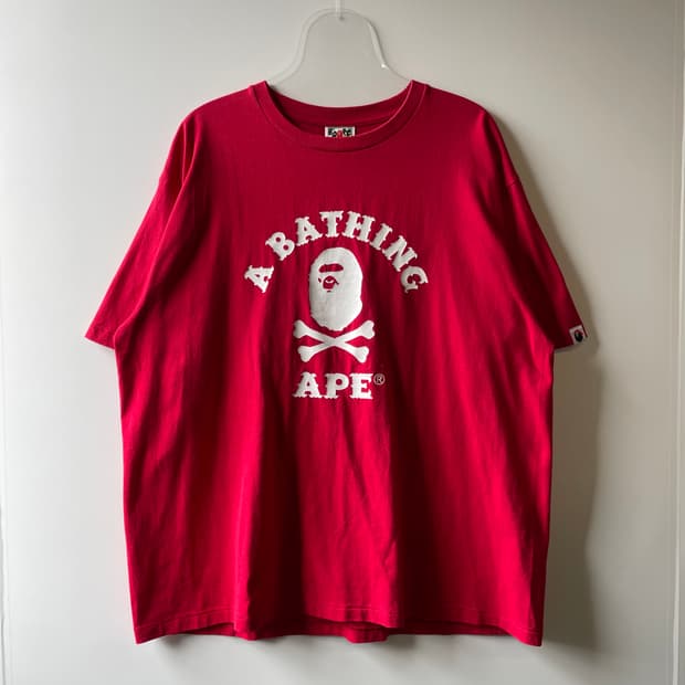 베이프 프린팅 반팔 티셔츠