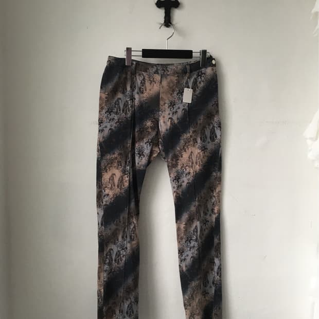 Pattern point cotton pants