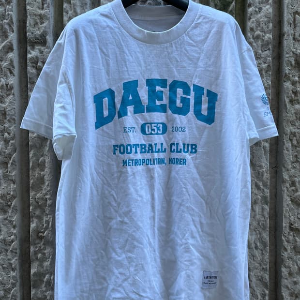 대구 FC(Daegu FC) 공식 라이프스타일 그래픽 반팔 티셔츠
