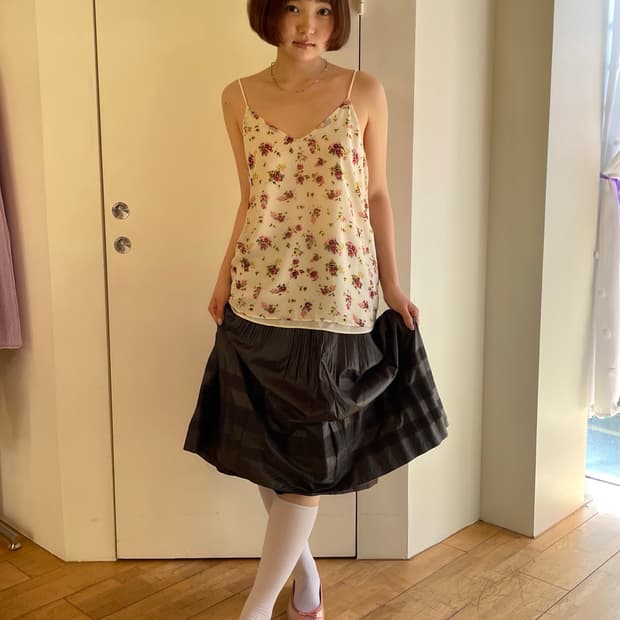 floral sleeveless