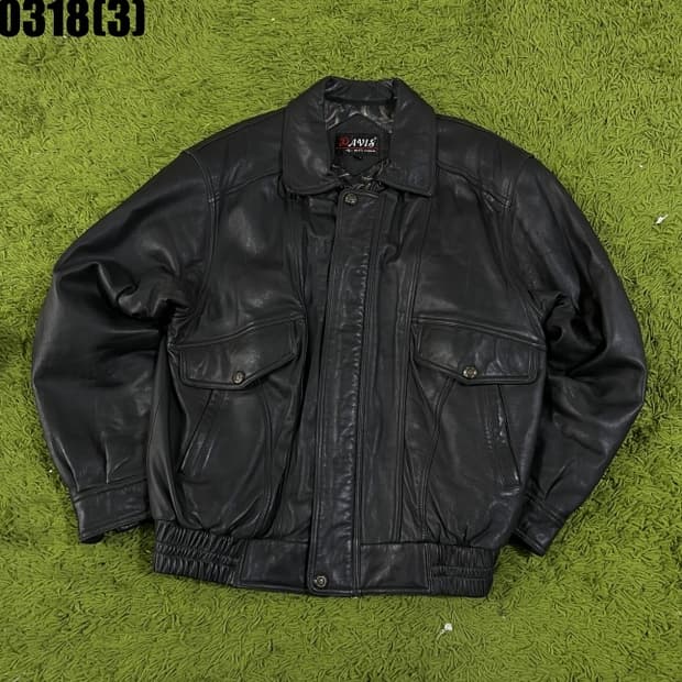 빈티지 양가죽 레더 자켓