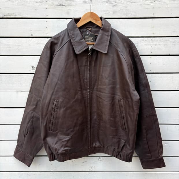 Vintage 빈티지 레더 가죽 자켓 (새상품)