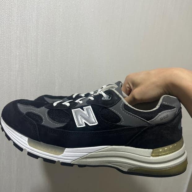 285) 뉴발란스992 블랙 팝니다