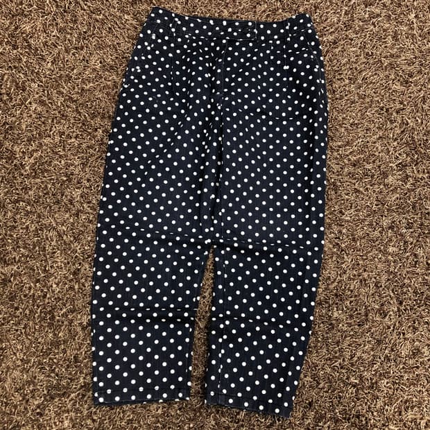 SJ와니 도트 데님 팬츠