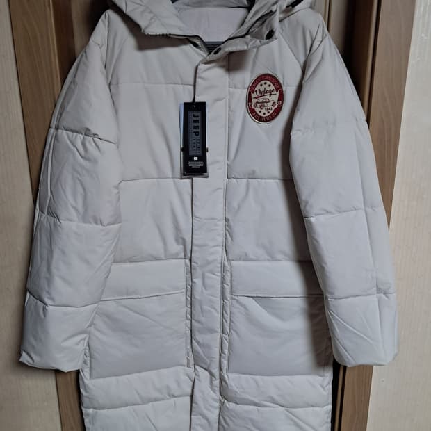 지프 양면 롱패딩 남성M 새상품 