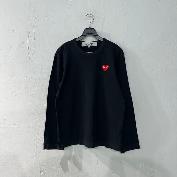 꼼데가르송 레드와펜 긴팔티 M