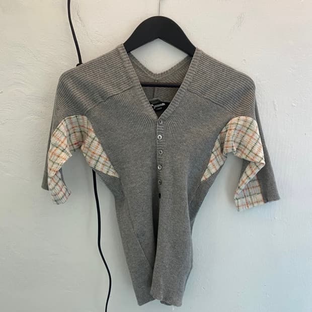 comme des garcons 반팔스웨터