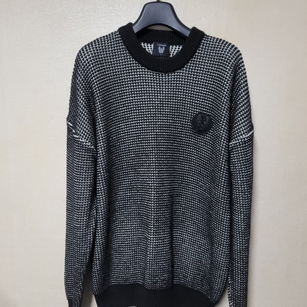 라이프워크 믹스 크루넥 니트