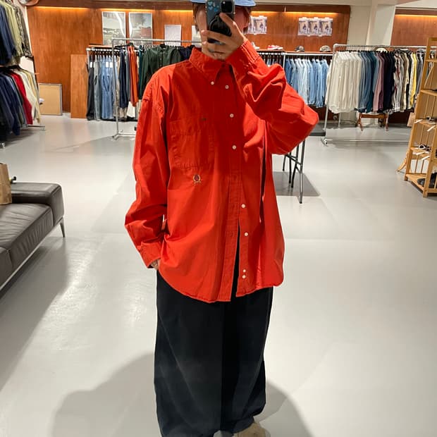 Tommy hilfiger shirt  (Orange color)