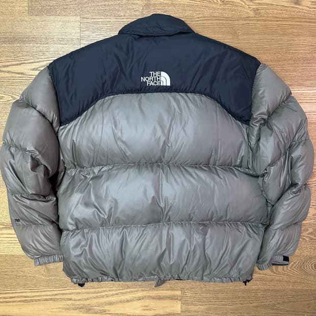 [XL] 노스페이스  눕시 센터로고 베이지 그레이