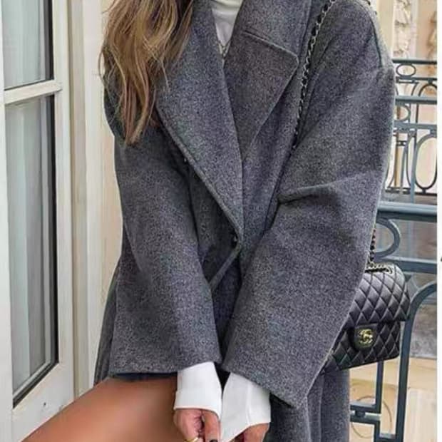 자라(ZARA) 그레이 울 코트