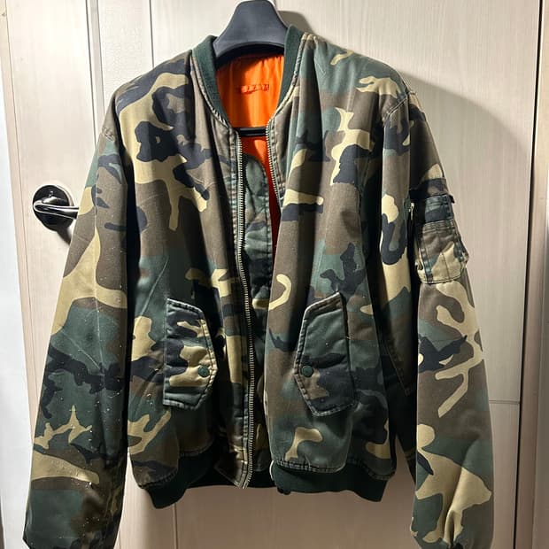 포스텍스 카모플라주 Ma-1 봄버 라프시몬스 