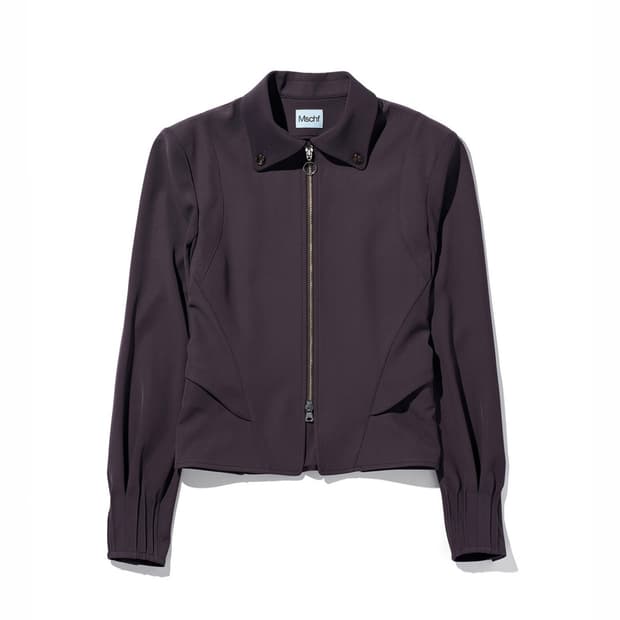 TAILORED UNIFORM JACKET_PURPLE CHARCOAL