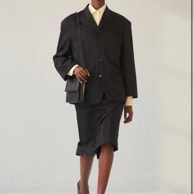 르메르 스몰 사첼백 레더 블랙